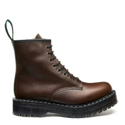 NPS Solovair Gaucho Crazy Horse 8 Eye Zipped Platform Derby Boot-Women Platform Boots|Zip Boots
