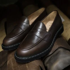 NPS Solovair Gaucho Crazy Horse Penny Loafer-Women Loafers|Loafers