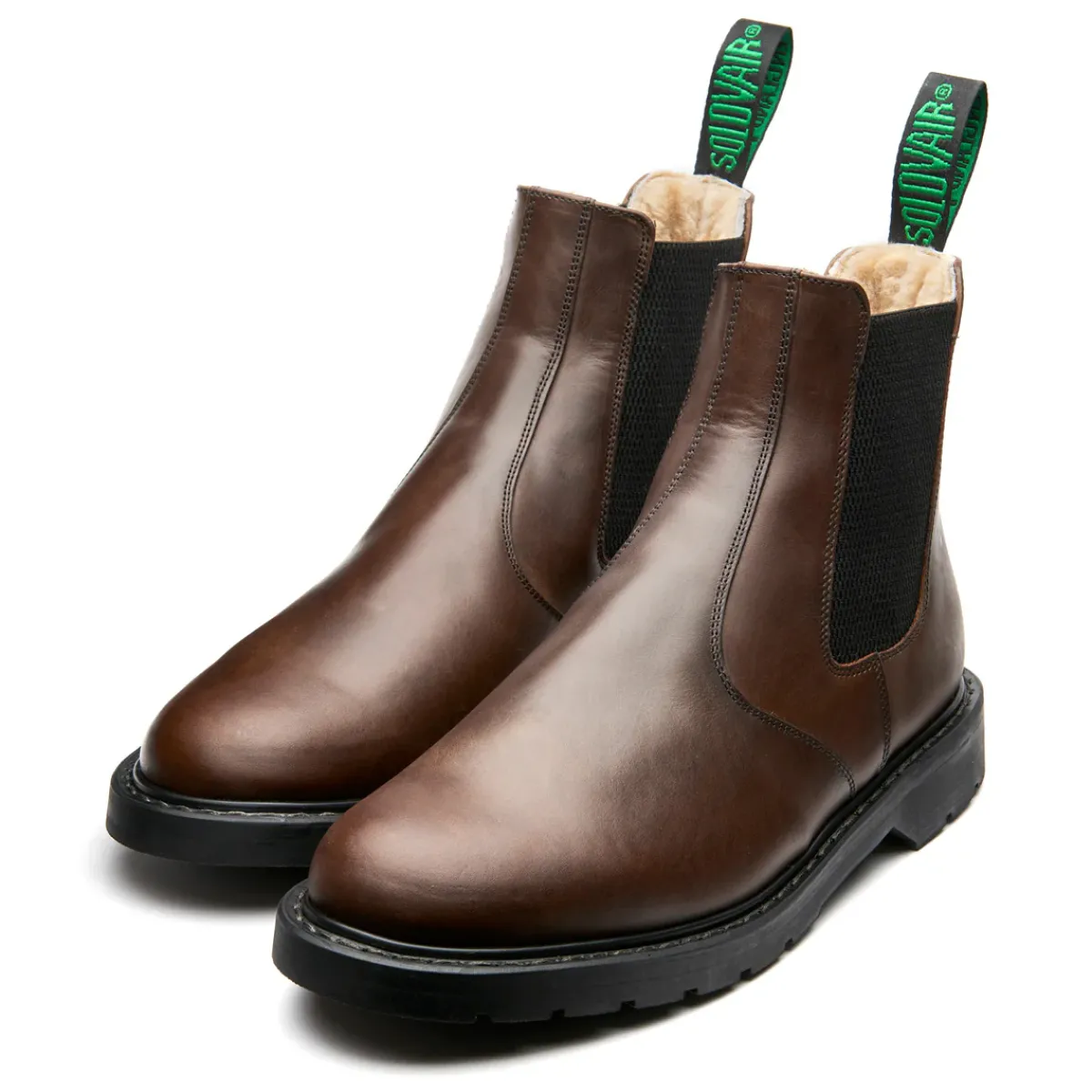 NPS Solovair Gaucho Crazy Horse Shearling Lined Dealer Boot-Women Dealer Boots|Shearling Lined Boots