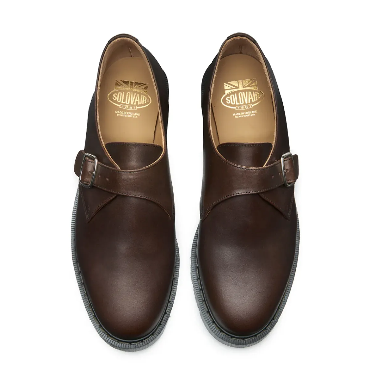 NPS Solovair Gaucho Crazy Horse Single Buckle Monk Shoe-Women Monk Shoes|Monk Shoes