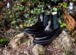 NPS Solovair Green & Black Dealer Boot-Women Dealer Boots|Logger Boots