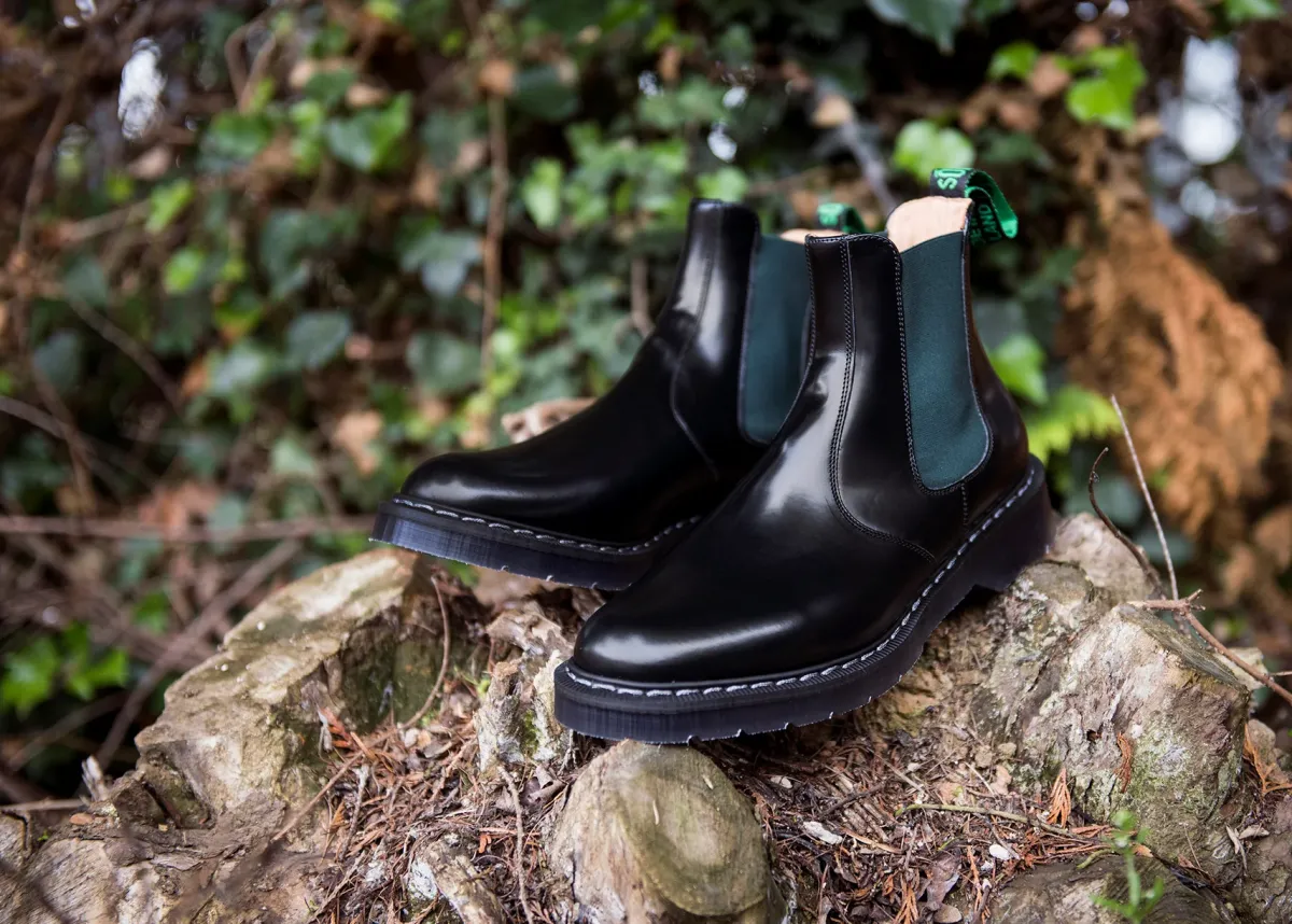 NPS Solovair Green & Black Dealer Boot-Women Dealer Boots|Logger Boots