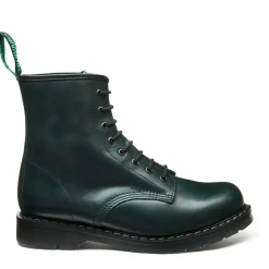 NPS Solovair Green Gaucho 8 Eye Derby Boot-Women Derby Boots|Logger Boots
