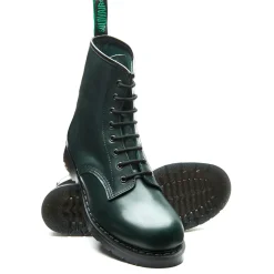 NPS Solovair Green Gaucho 8 Eye Derby Boot-Women Derby Boots|Logger Boots
