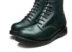 NPS Solovair Green Gaucho 8 Eye Derby Boot-Women Derby Boots|Logger Boots