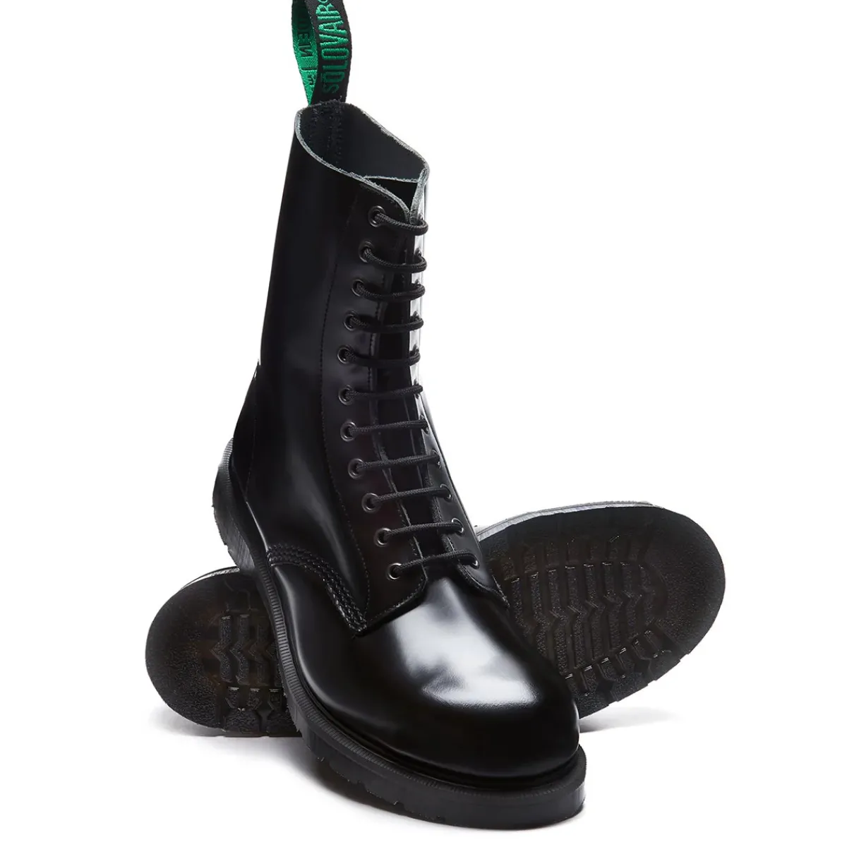 NPS Solovair 'Highlander'' 11 Eye Steel Toe Derby Boot- Steel Toe Boots|Logger Boots