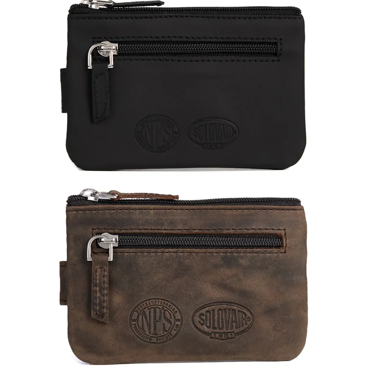 NPS Solovair Leather Key & Coin Wallet- Wallets|Leather Goods