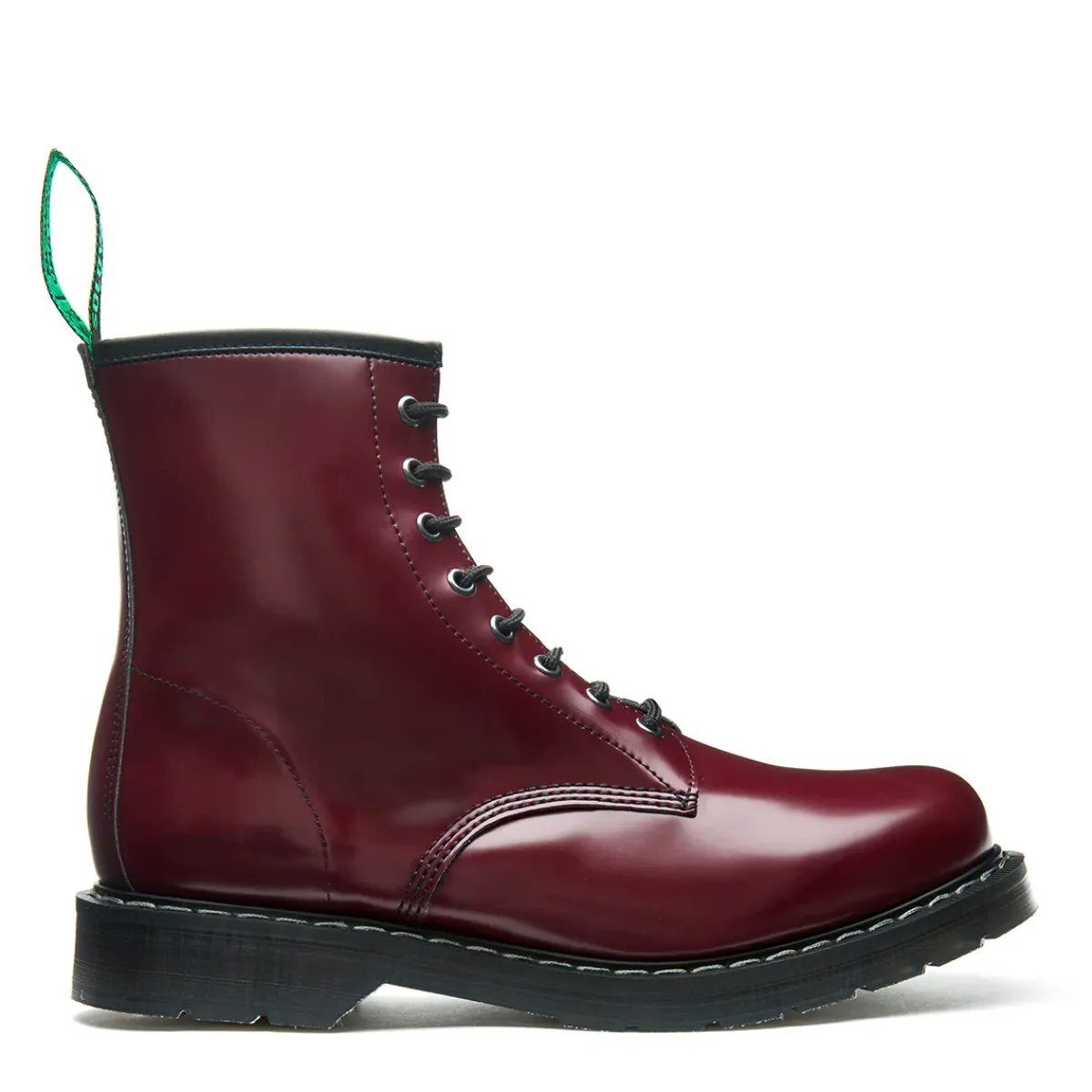 NPS Solovair Hi-Shine 8 Eye Derby Boot-Women Derby Boots|Vegan Boots