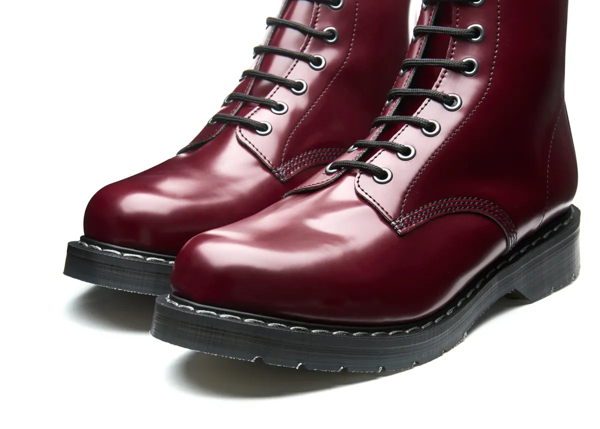 NPS Solovair Hi-Shine 8 Eye Derby Boot-Women Derby Boots|Vegan Boots