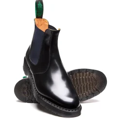 NPS Solovair Navy Blue & Black Dealer Boot-Women Dealer Boots|Dealer Boots