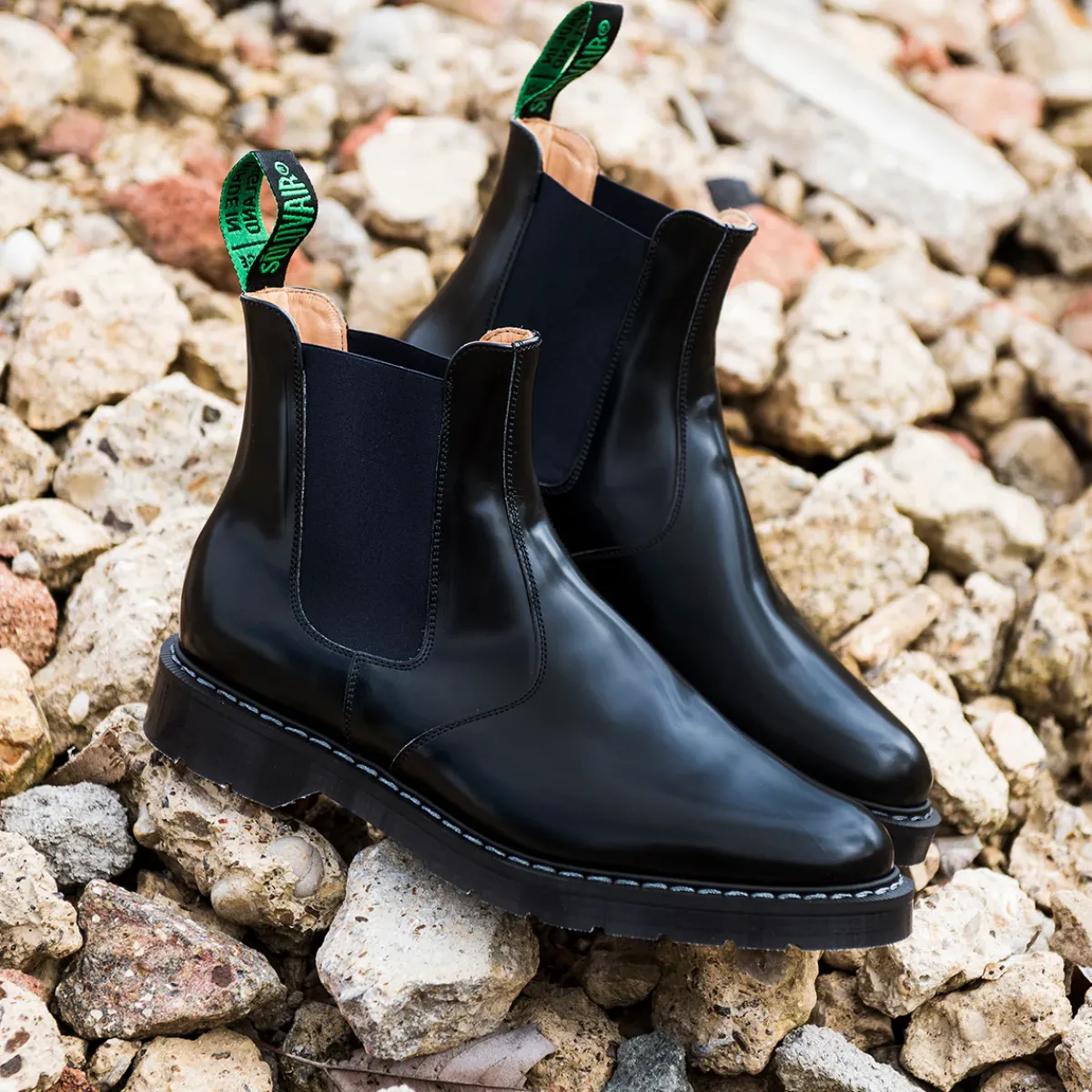 NPS Solovair Navy Blue & Black Dealer Boot-Women Dealer Boots|Dealer Boots