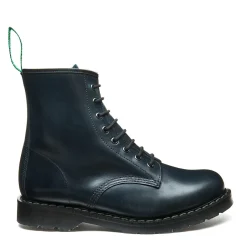 NPS Solovair Navy Gaucho 8 Eye Derby Boot-Women Derby Boots|Logger Boots