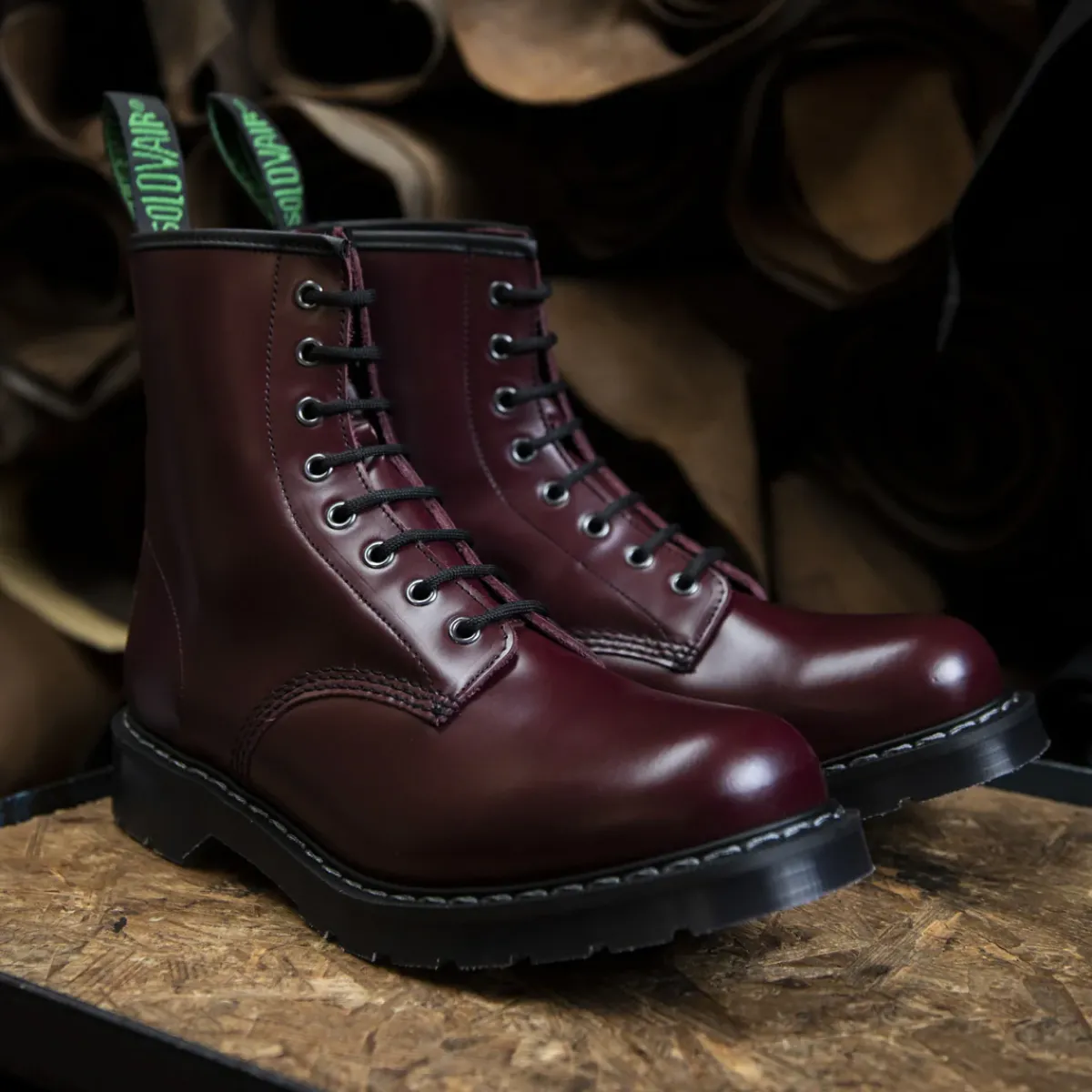 NPS Solovair 8 Eye Derby Boot-Women Derby Boots|Logger Boots