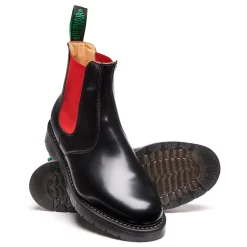 NPS Solovair Red & Black Dealer Boot-Women Dealer Boots|Logger Boots