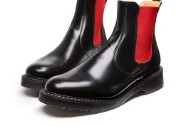 NPS Solovair Red & Black Dealer Boot-Women Dealer Boots|Logger Boots