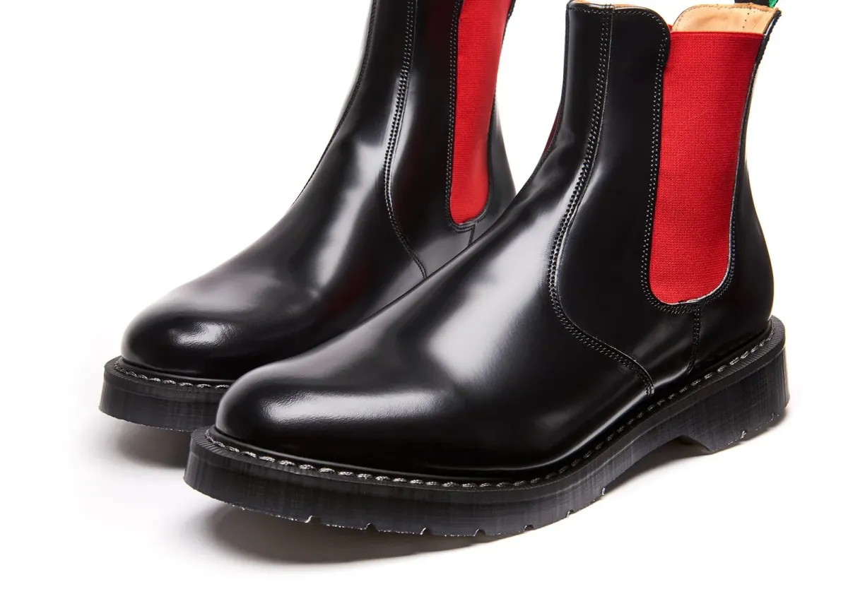 NPS Solovair Red & Black Dealer Boot-Women Dealer Boots|Logger Boots