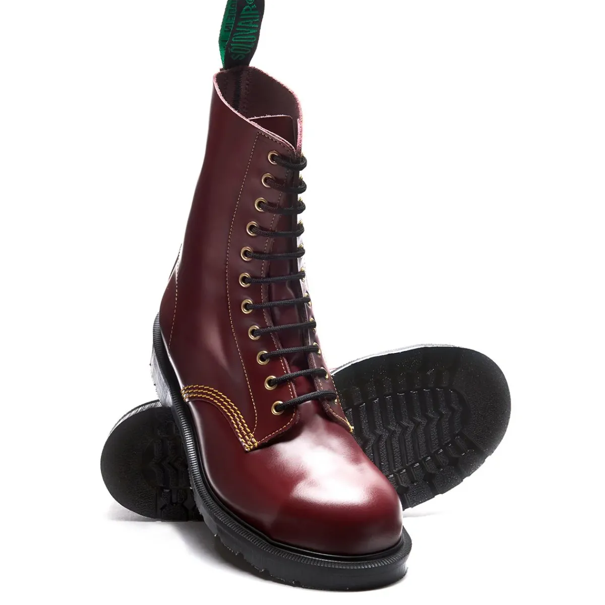 NPS Solovair 'Southerner'' 11 Eye Steel Toe Derby Boot- Steel Toe Boots|Logger Boots