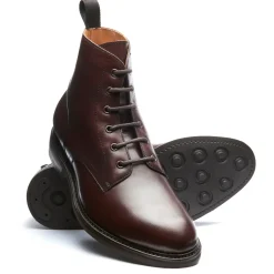 NPS Solovair Walnut Brown Calf 6 Eye Derby Boot- Logger Boots|Derby Boots