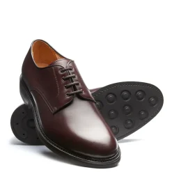 NPS Solovair Walnut Brown Calf 4 Eye Gibson Shoe- Gibson Shoes|Logger Boots